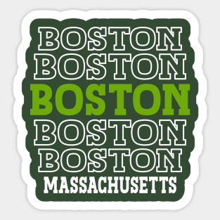 Boston, Massachusetts Sticker